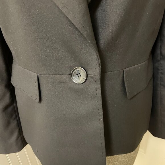 Beautiful Kasper black suit with jacket and pants, fully lined, size 12 - Picture 5 of 16